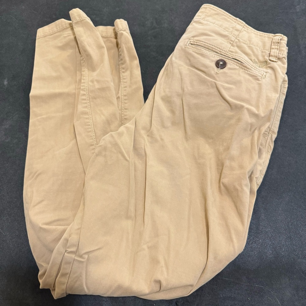 American Eagle Core Flex Slim Straight Khaki Pants